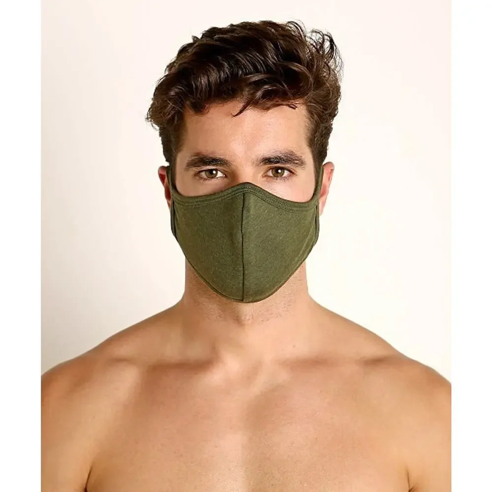 NEW Los Angeles Sporting Club 6PC Stretch Cotton Face Mask Blue Grey Black Green